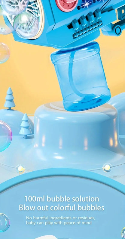 Children’s Handheld Porous Electric Bubble Gun