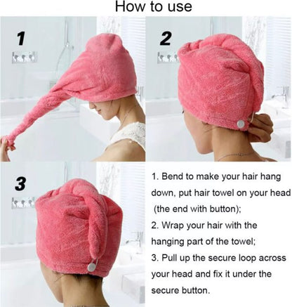 Hair Drying Bath Towel