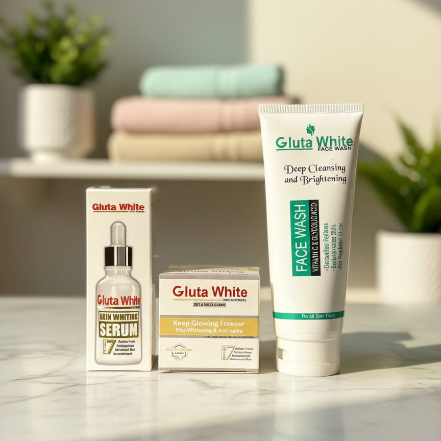 Gluta Facewash 100ml & Gluta Serum 30ml Deal