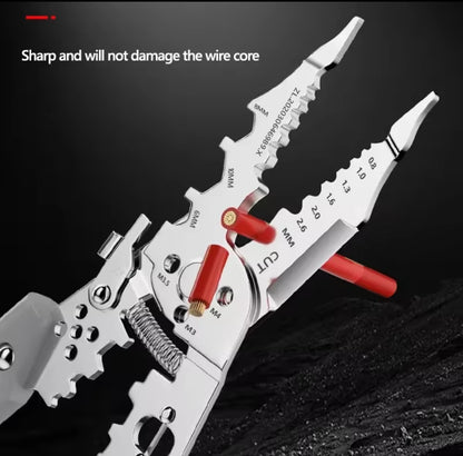 Multi-Function Wire Stripper And Cutter - Electrical Tool With Wire Cutting