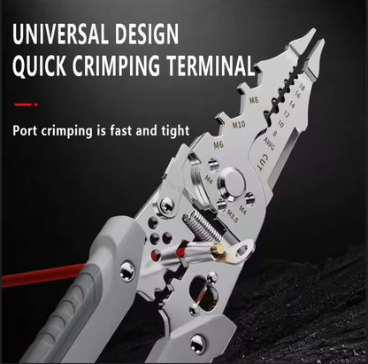 Multi-Function Wire Stripper And Cutter - Electrical Tool With Wire Cutting