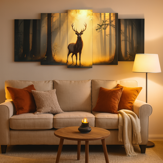 5-Piece Wooden Wall Frame
