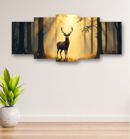 5-Piece Wooden Wall Frame