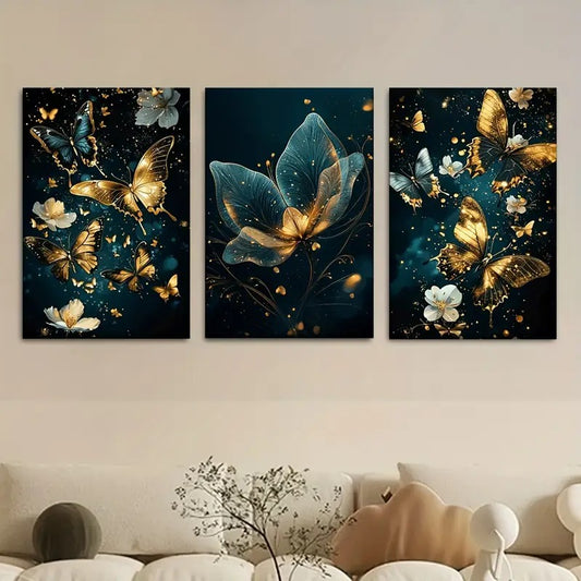 Butterfly Floral Wall Art