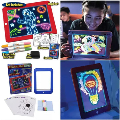 Magic Pad Create Art That GLOWS Light