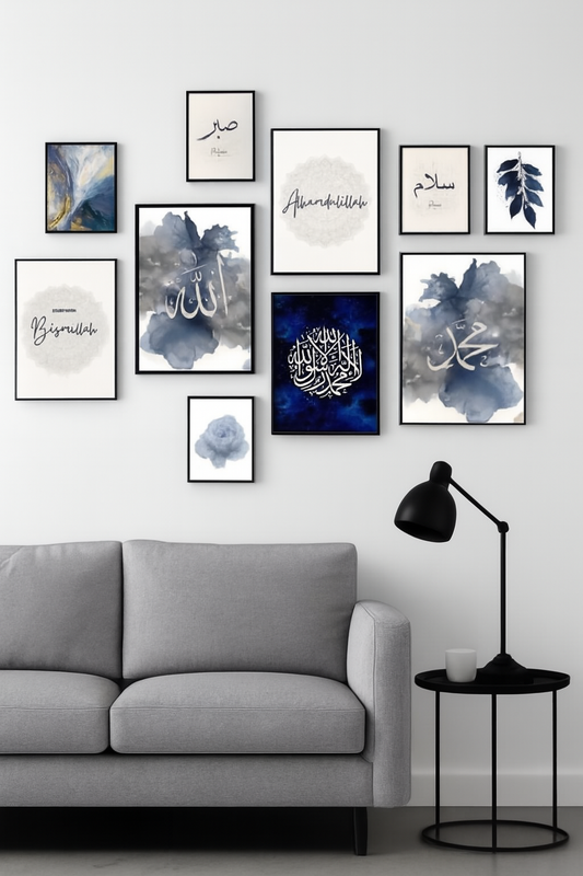 10 Pcs, Assorted Sizes for Wall & Table Décor