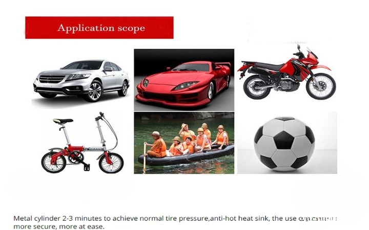 Foot And Hand Air Pump With Air Pressure Gauge