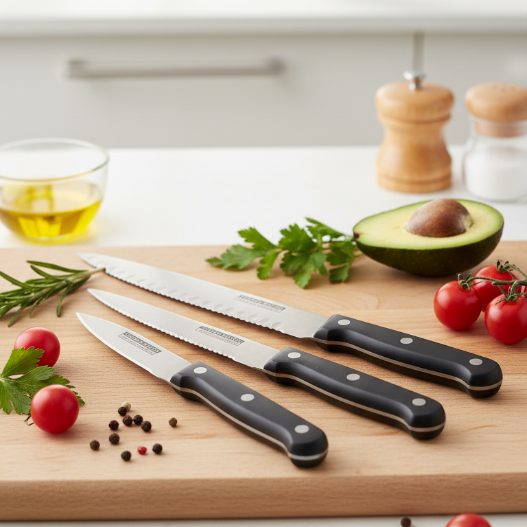 3-Piece Kitchen Knives Set