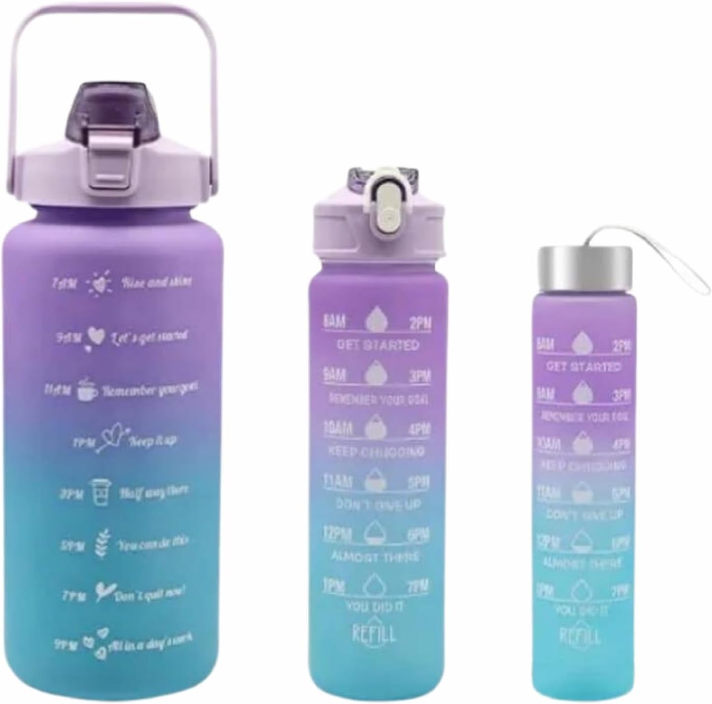 Sports Water Bottles 3 Pcs