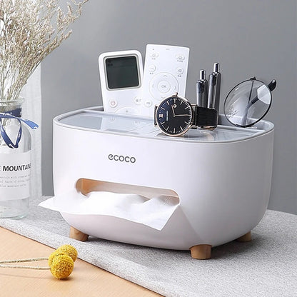 New Ecoco Tissue Box With Multifunctional Storage Drawer