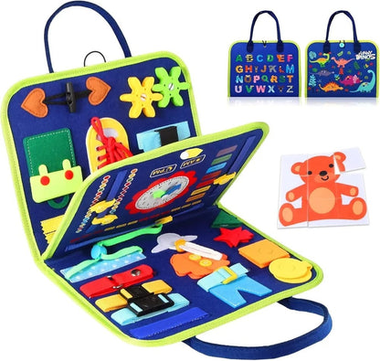 Reusable Montessori Busy Book For Toddlers