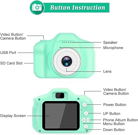 Children Mini Digital Camera Can Take Pictures Video Small Sir Toys