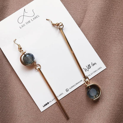 Gold Plated Artificial Stones Studs