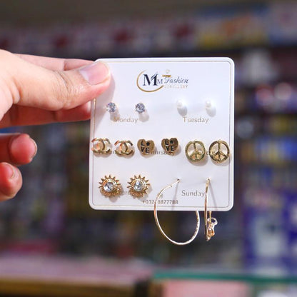 Funky Gold Plated Crystal Tops