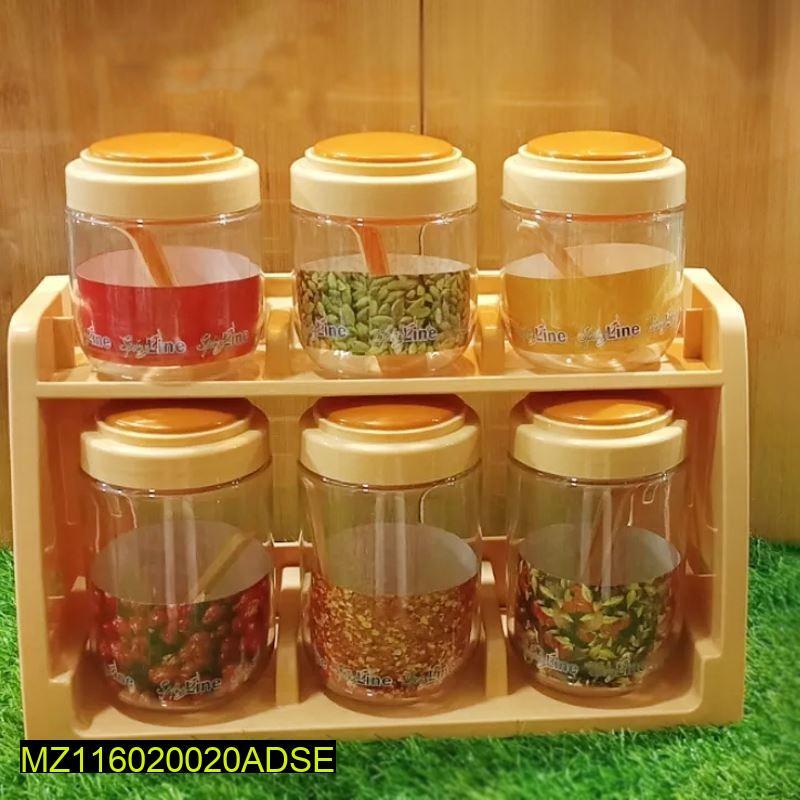 6 In 1 Spices Jar Set