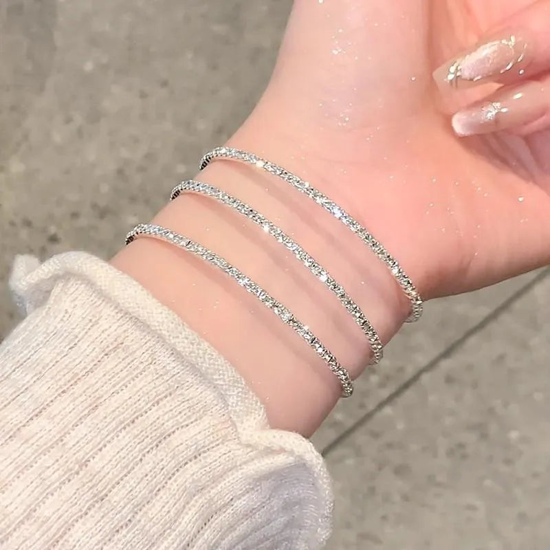 Zircon Charm Korean Bracelet (QPT-996)