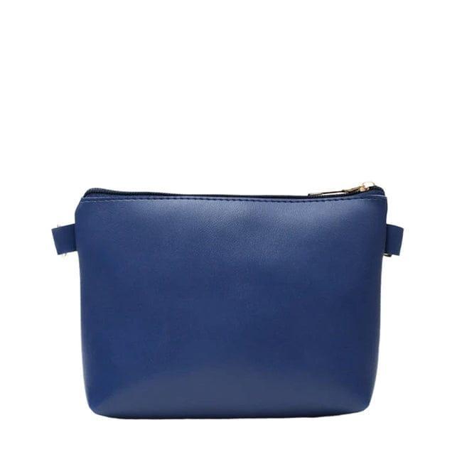 Chic Women's Faux Leather Shoulder Bag - 2 Pcs