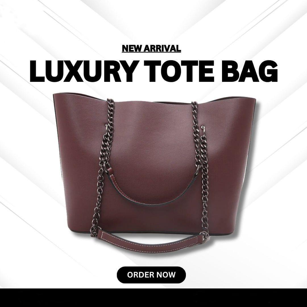 Chic PU Leather Women's Tote Bag