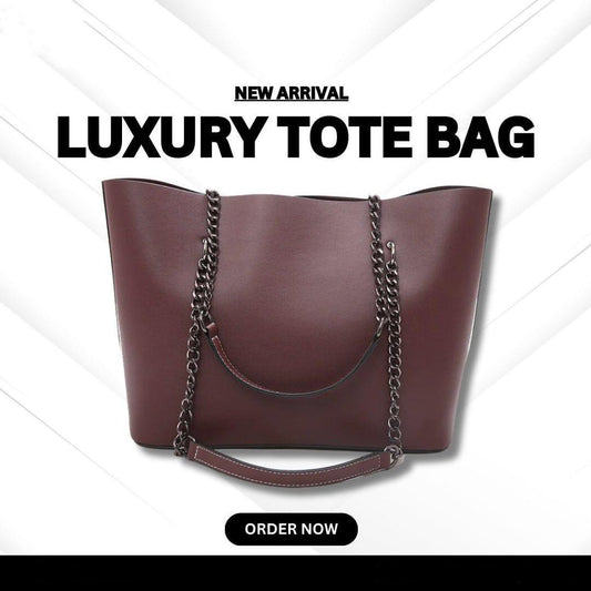 Chic PU Leather Women's Tote Bag