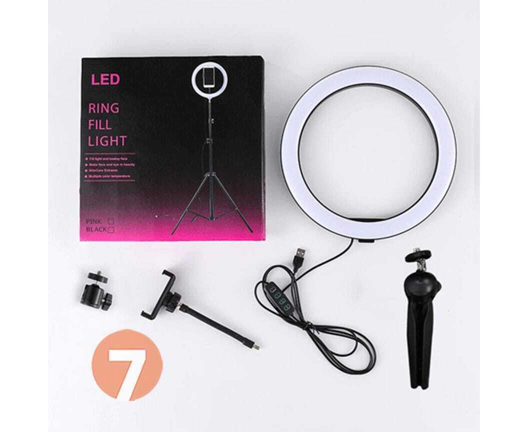 Ring Light – 26cm / 10 inch – Ring Fill Light – 3 Color Modes
