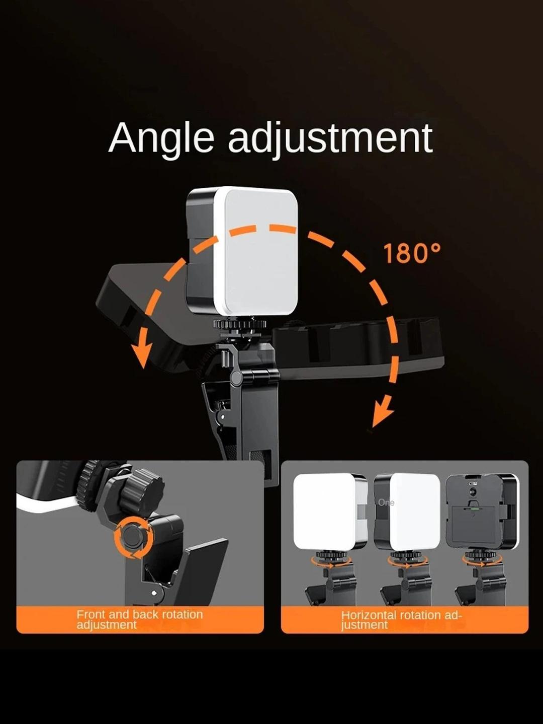 Plokama PK-79 LED Selfie Video Light for Mobile & Camera – 3 Light Modes, 3200K-5600K