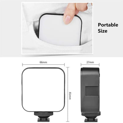 Plokama PK-79 LED Selfie Video Light for Mobile & Camera – 3 Light Modes, 3200K-5600K