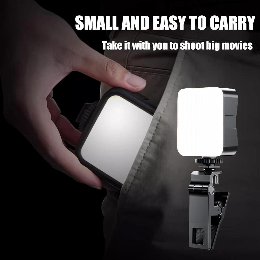 Plokama PK-79 LED Selfie Video Light for Mobile & Camera – 3 Light Modes, 3200K-5600K