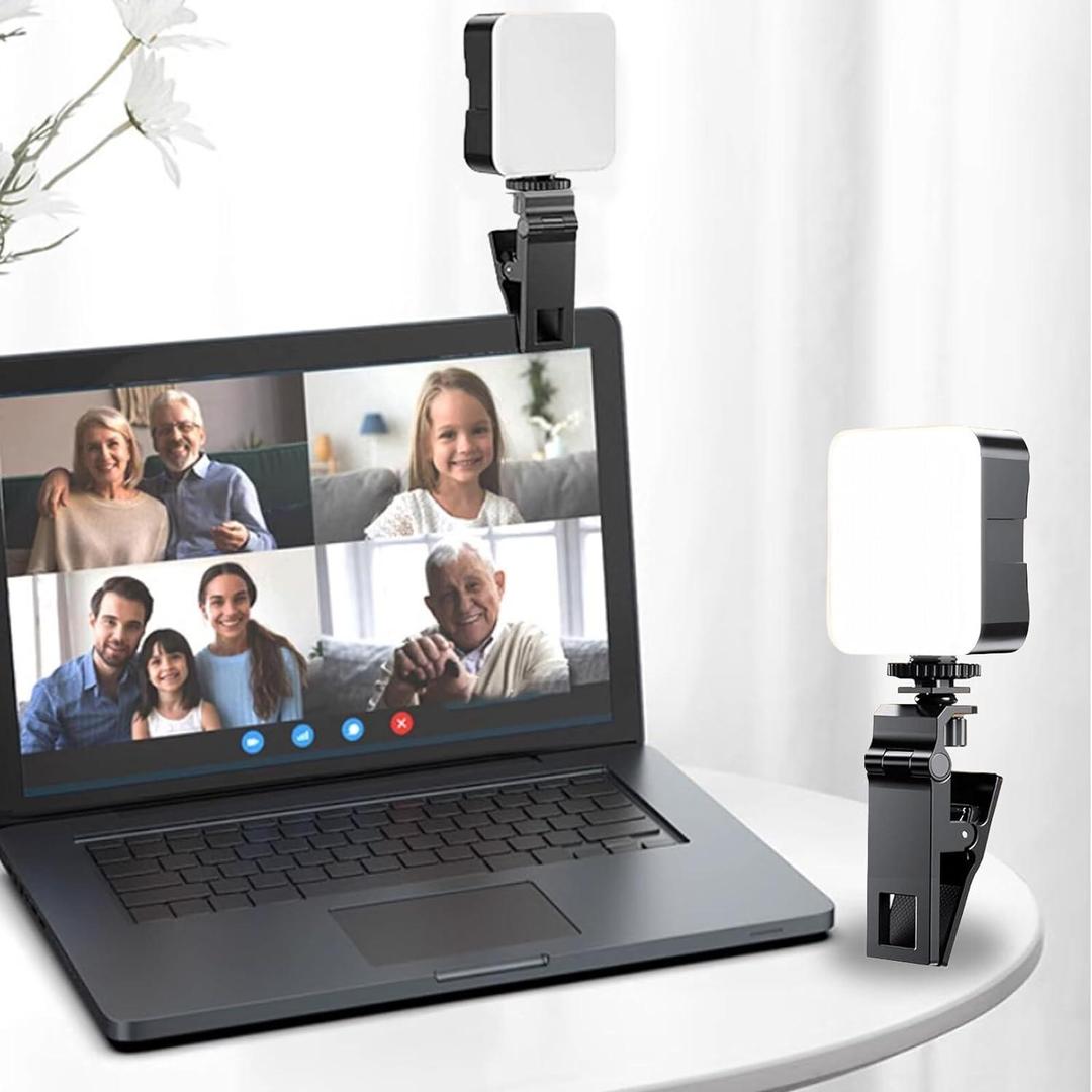 Plokama PK-79 LED Selfie Video Light for Mobile & Camera – 3 Light Modes, 3200K-5600K