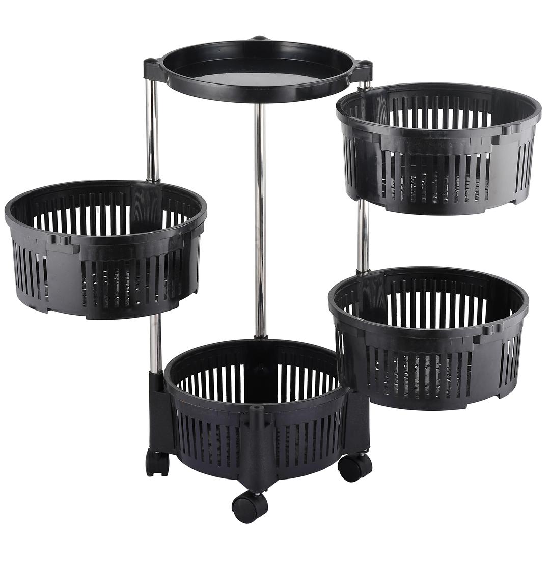 4-Tier Fruit Basket - 1 Pc for Home Storage & Organization