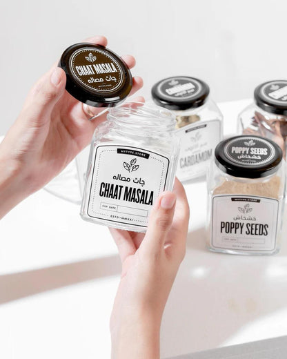 Stylish 8 Pcs Spices Jar Set