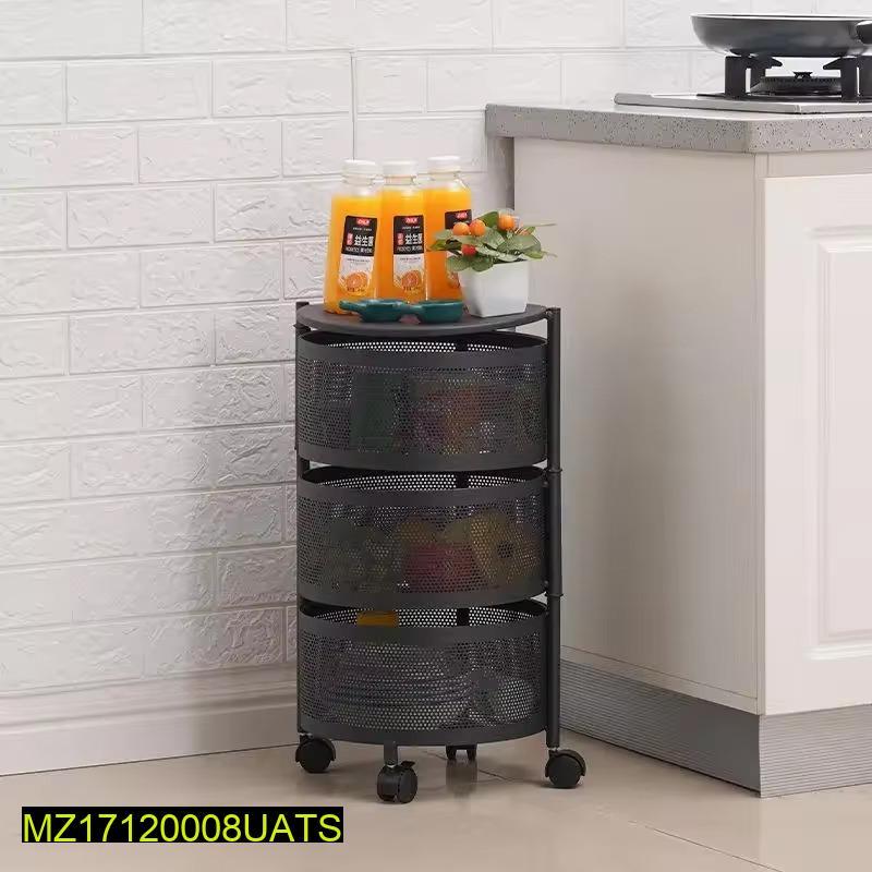 3 Layered Rotatable Fruit Basket