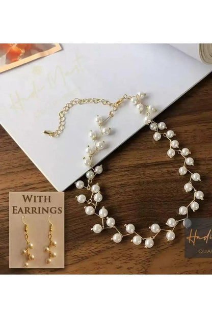 Pearl Necklaces With Earings