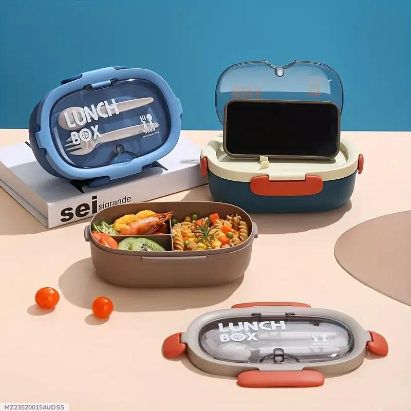 Leakproof Bento Lunch Box with Cutlery Set