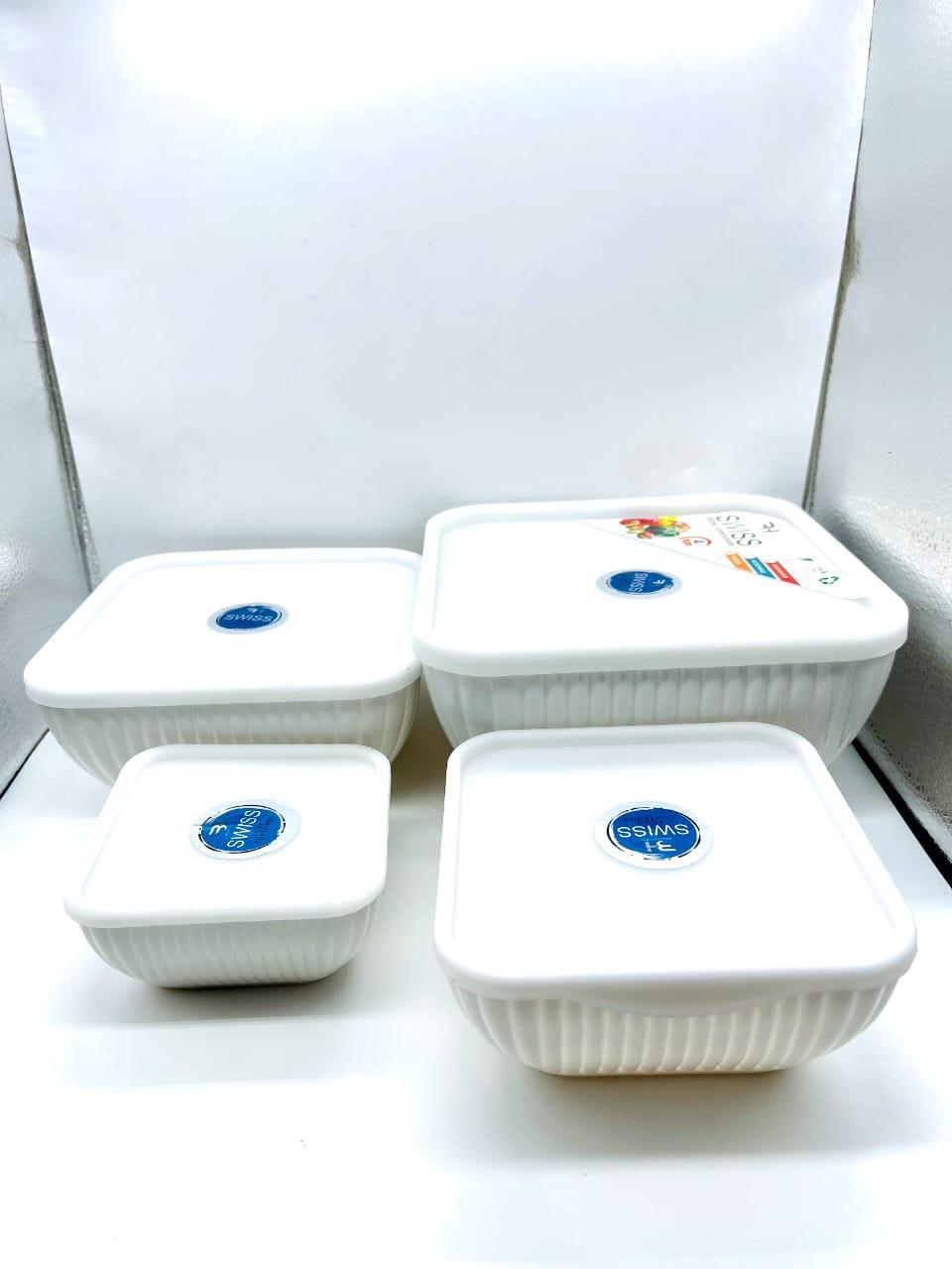 Food Storage Container, Pack Of 4