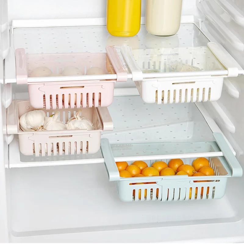 Adjustable Fridge Storage Basket