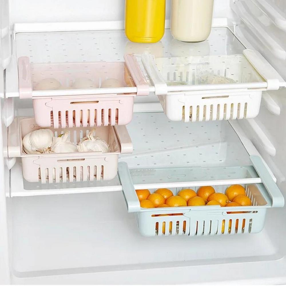 Adjustable Fridge Storage Basket
