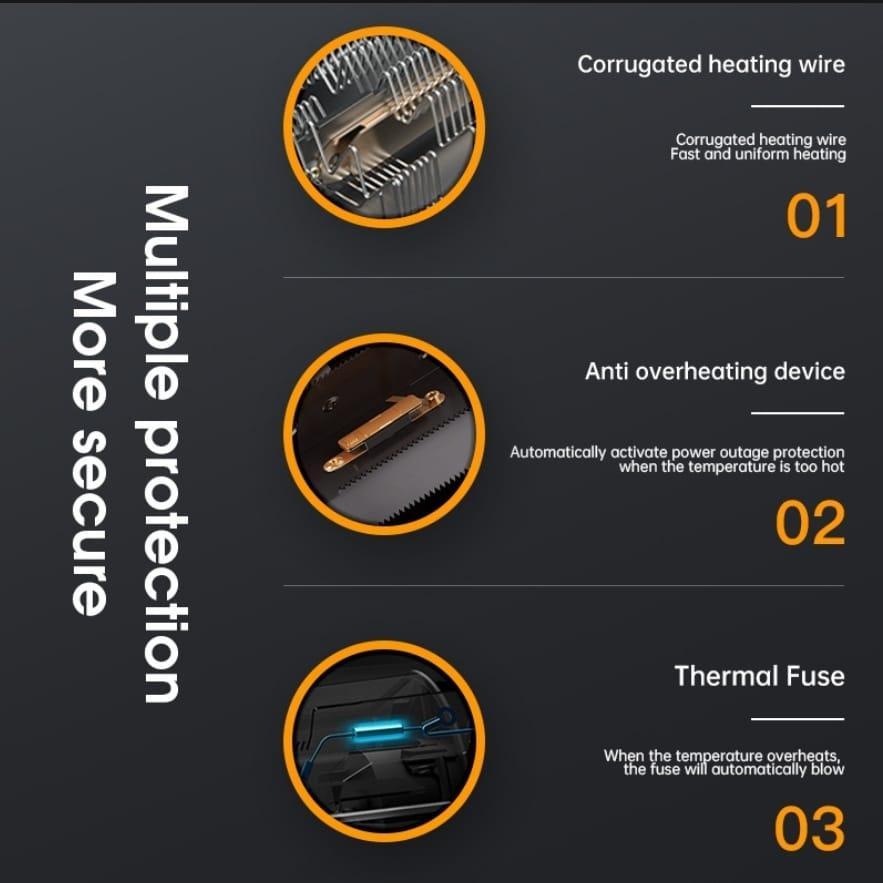 Portable 380W Electric Heater