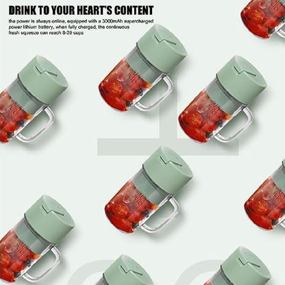 Portable & Rechargeable Electric Juicer Blender