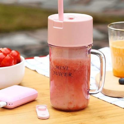 Portable & Rechargeable Electric Juicer Blender