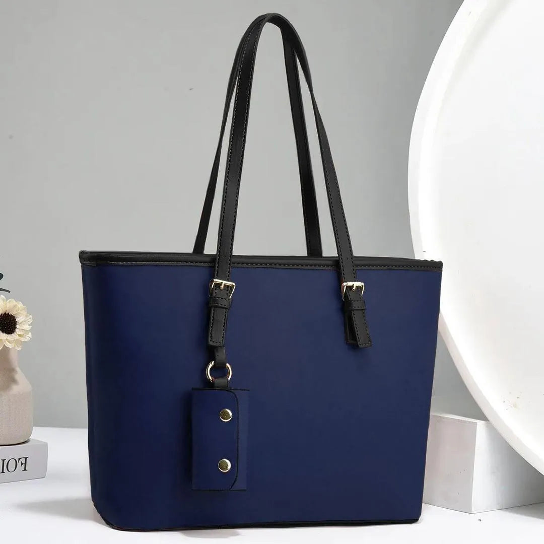 Women's PU Leather Plain Shoulder Bag