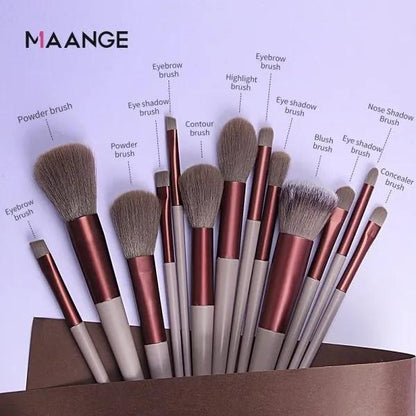 13 Pcs Makeup Brushes Set