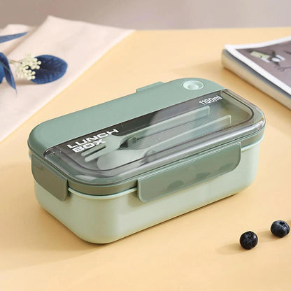 Bento Lunch Box Reusable 2 Compartment Food Container
