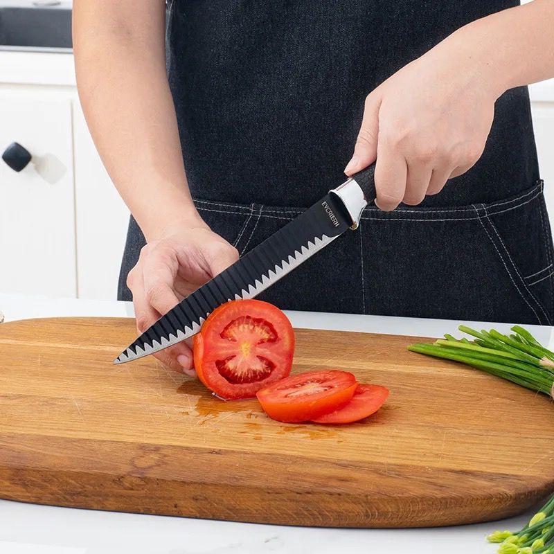 6 Pcs Wave Pattern Sharp Chef's Knife Set