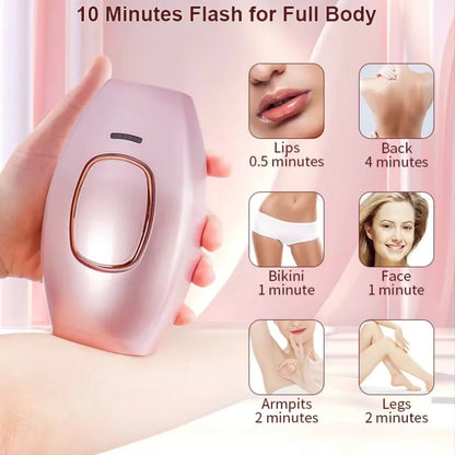 Laser Hair Removal Device | Permanent Hair Reduction Epilator | Painless Body Hair Remover