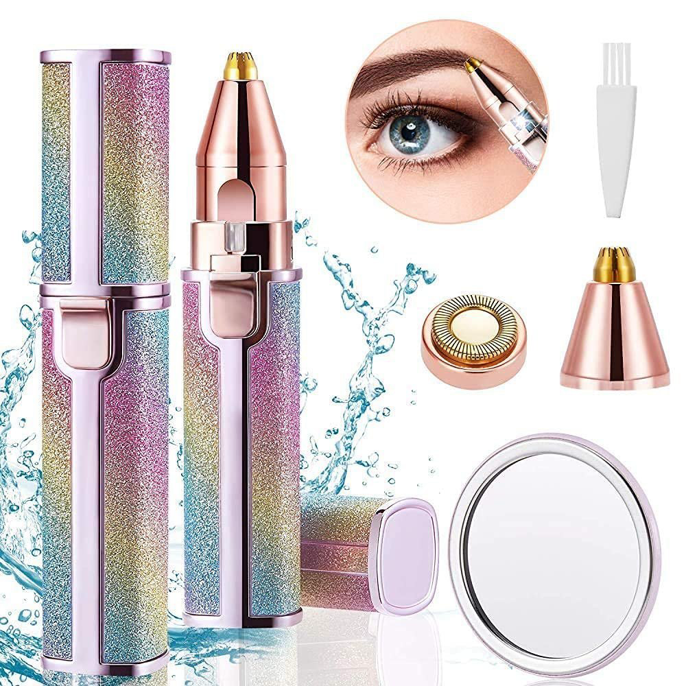 2 in 1 Facial Hair Remover | Eyebrow Trimmer | Rechargeable | Free Gift Card 🎁v