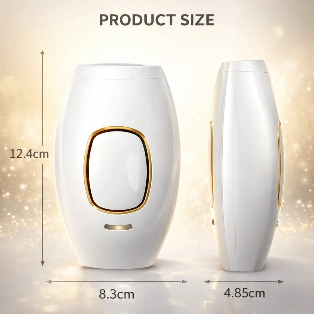 Laser Hair Removal Device | Permanent Hair Reduction Epilator | Painless Body Hair Remover