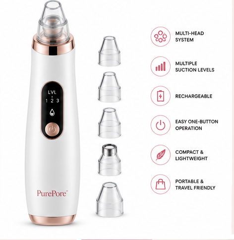 Blackhead Remover Pro | Healthy-looking skin starts with cleaner pores.